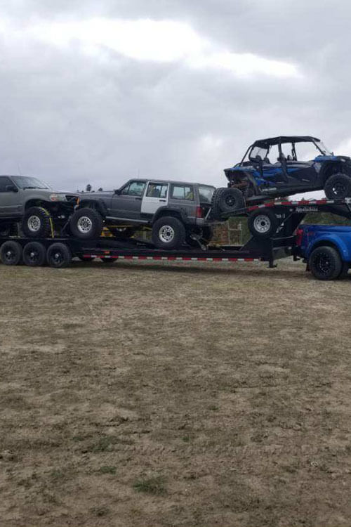 Cars On Trailer